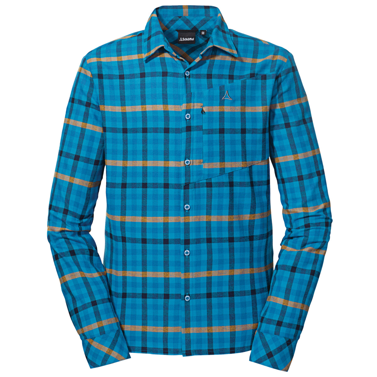 Schöffel Shirt Almkogel M Langarmhemd blau