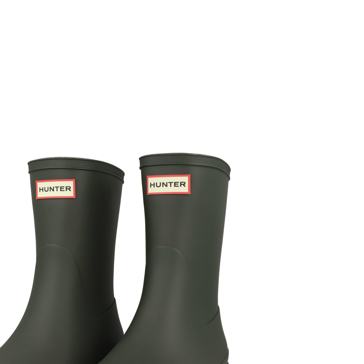 Hunter Unisex Downpour Short Boot Gummistiefel dunkelgruen