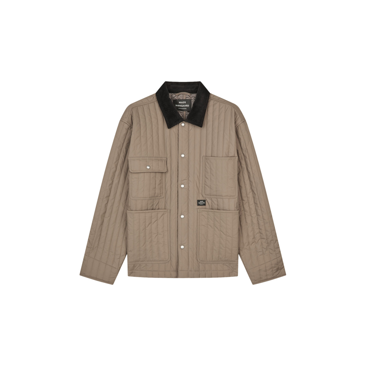 Mads Norgaard Quilt Chore Steppjacke braun
