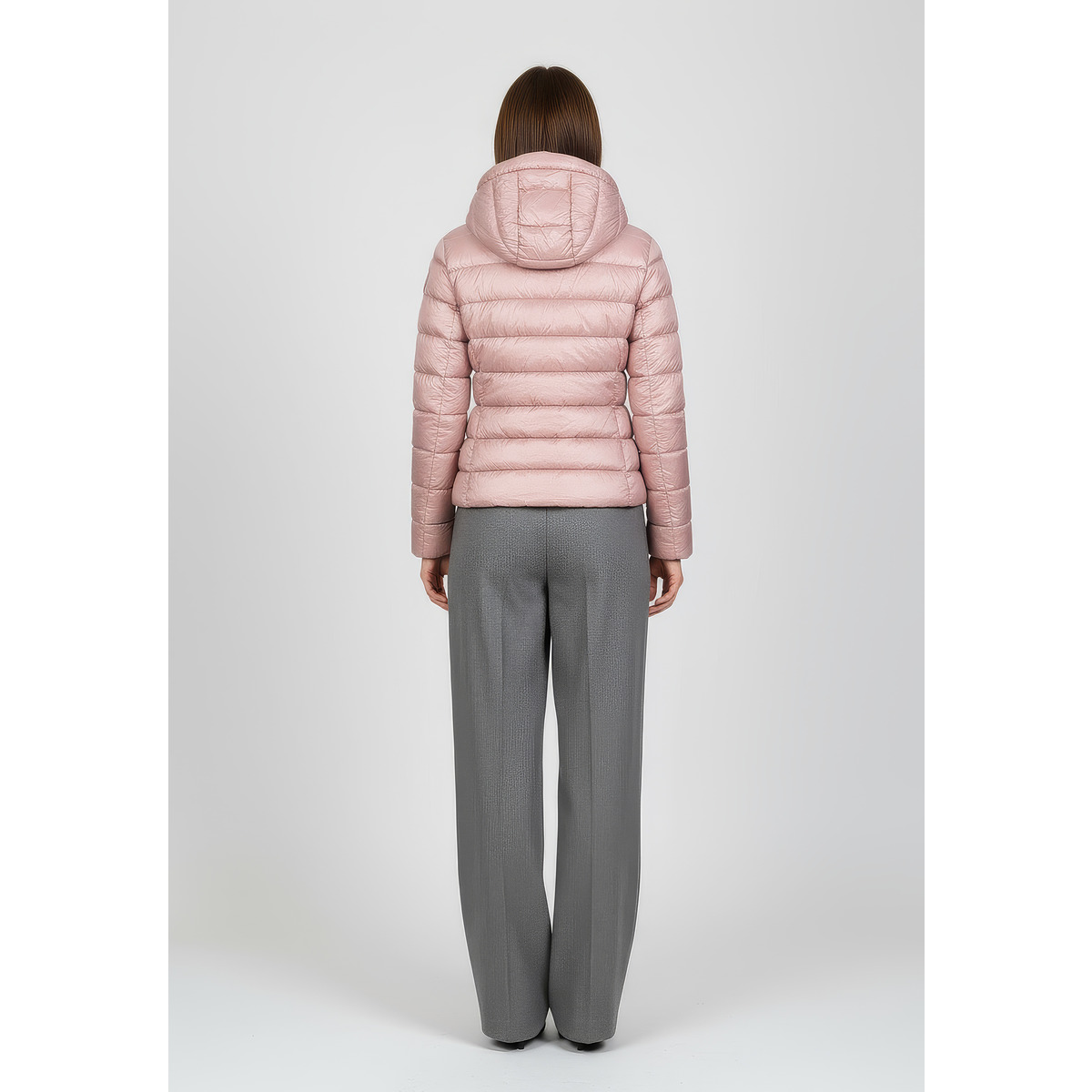 Blauer Caroll Steppjacke rosa