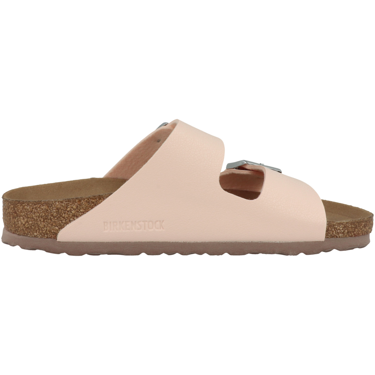 Birkenstock Arizona Birko-Flor Nubuk Sandale schmal rosa