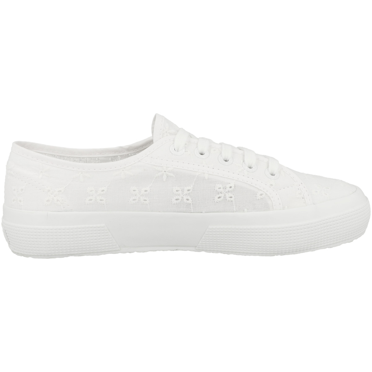 Superga 2750 Flower Sangallo Sneaker weiss Superga 2750 Flower Sangallo Sneaker weiss