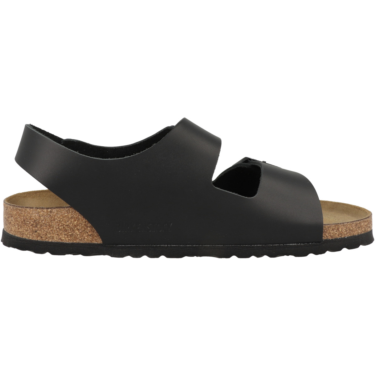Birkenstock Milano Naturleder Sandale schmal schwarz Birkenstock Milano Naturleder Sandale schmal schwarz