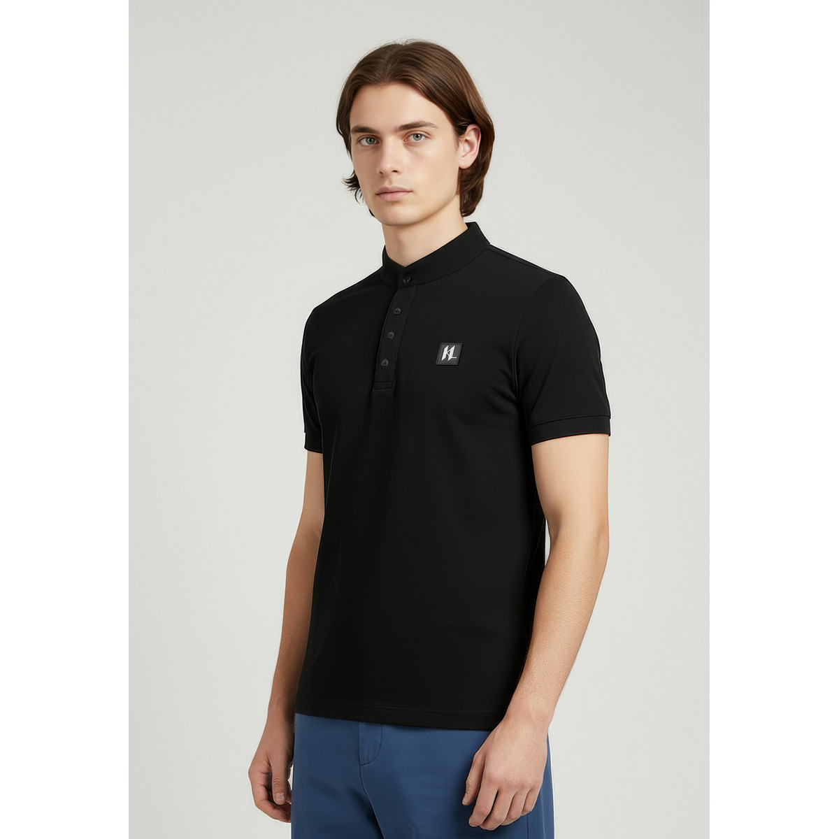 KARL LAGERFELD 745001 Poloshirt schwarz