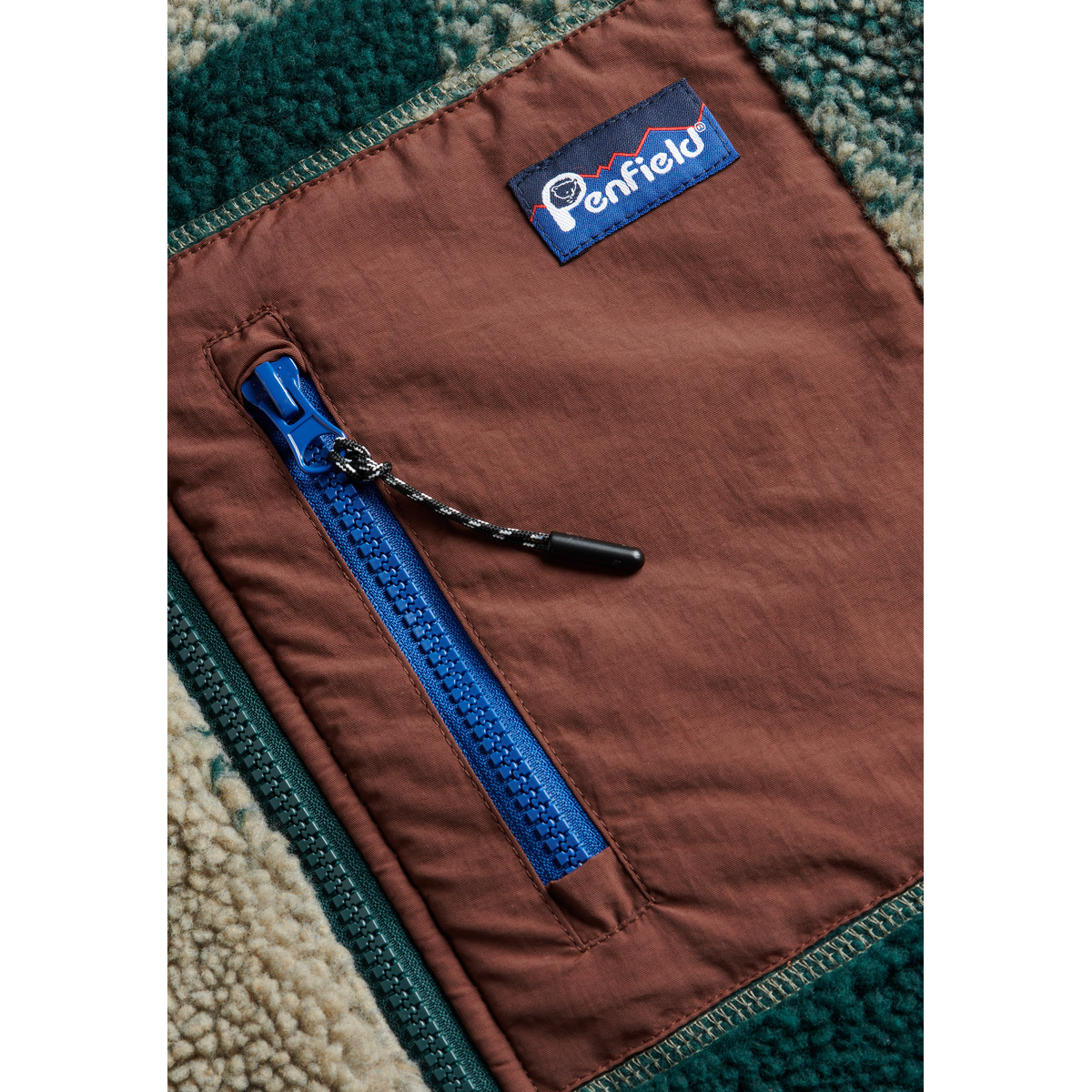 Penfield Textured Check Mattawa Jacket Fleecejacke dunkelgruen