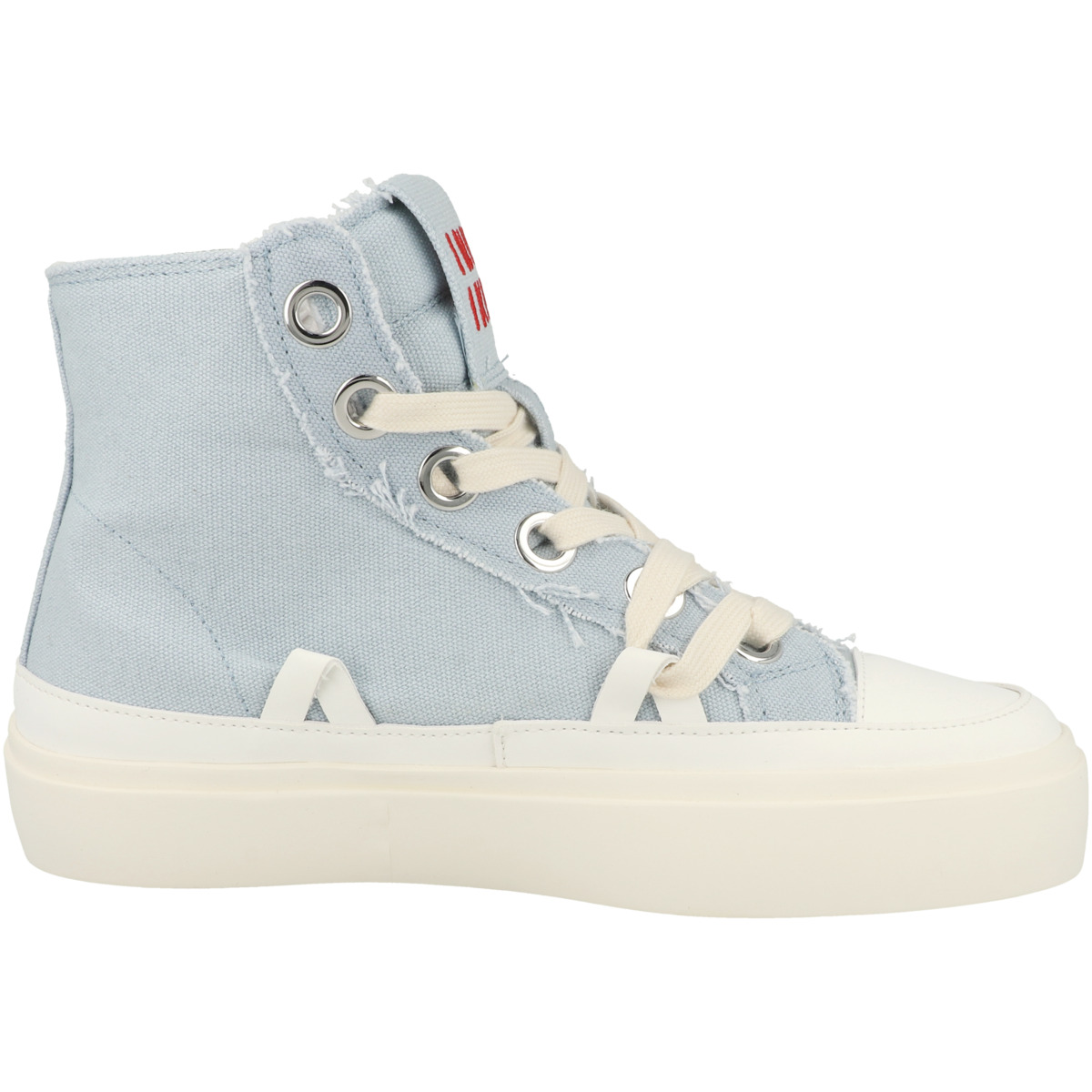 Inuikii Matilda High Top Distressed Sneaker high blau