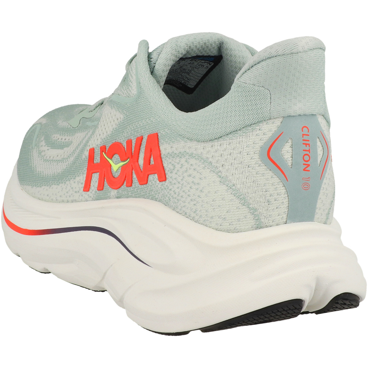 HOKA Clifton 10 Laufschuhe hellgruen