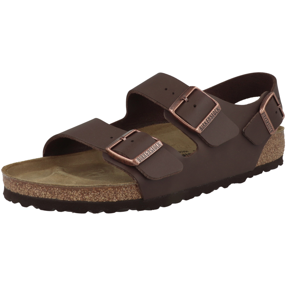 Birkenstock Milano Birko-Flor Sandale normal braun Birkenstock Milano Birko-Flor Sandale normal braun