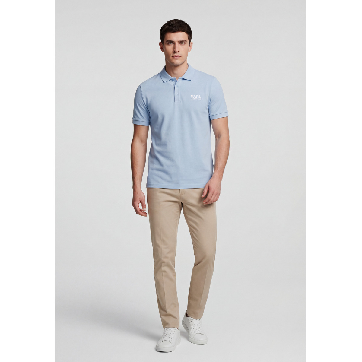 KARL LAGERFELD 745780 Poloshirt hellblau