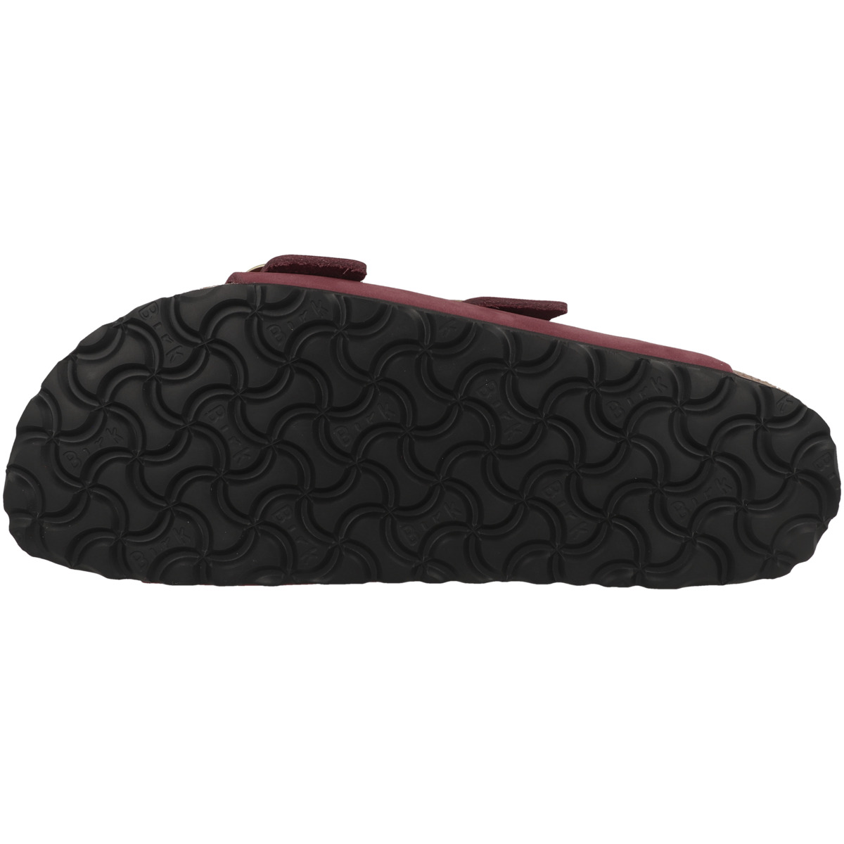 Birkenstock Arizona Big Buckle Nubukleder Sandale schmal rot Birkenstock Arizona Big Buckle Nubukleder Sandale schmal rot