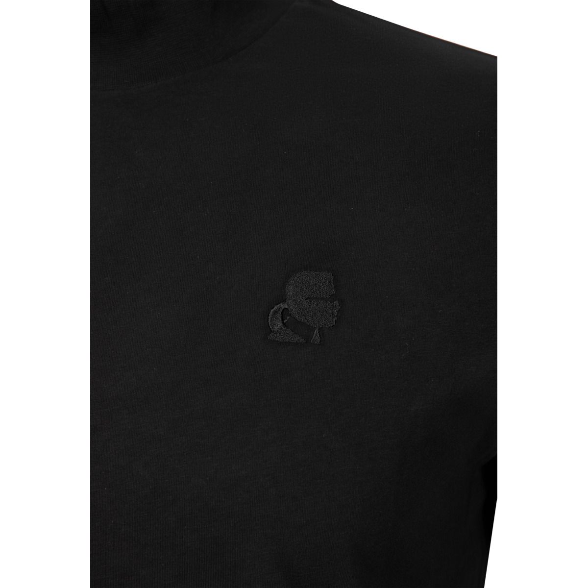 KARL LAGERFELD 755022 Langarmshirt schwarz