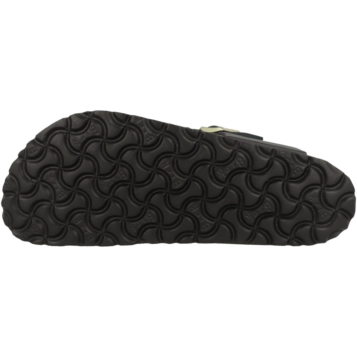 Birkenstock Gizeh Flowers Naturleder Zehensandale normal schwarz