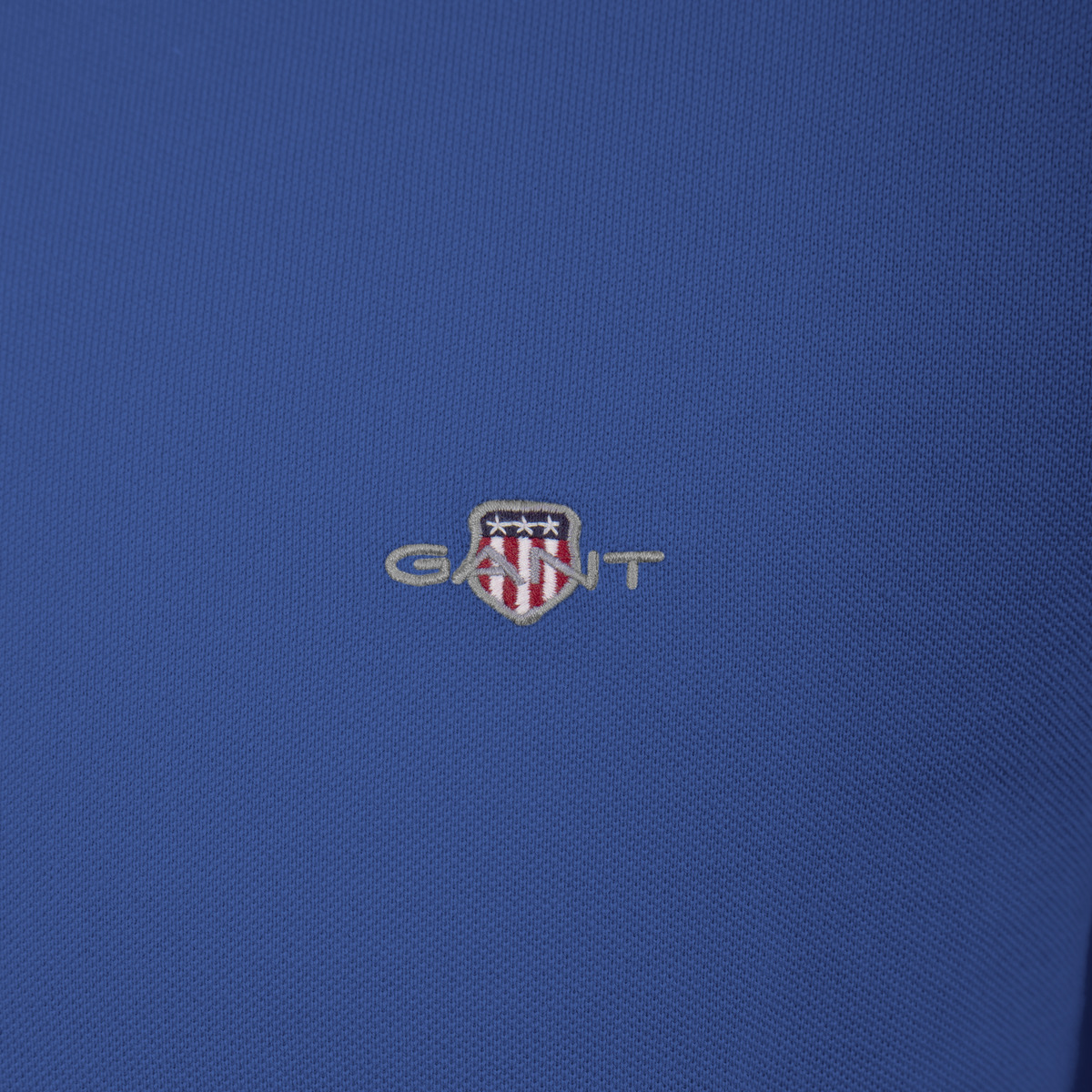 GANT Reg Shield SS Pique Poloshirt blau