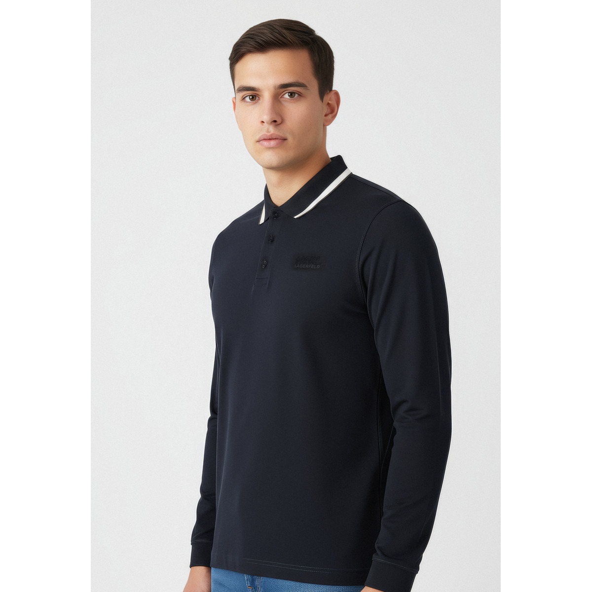 KARL LAGERFELD 745005 Poloshirt dunkelblau
