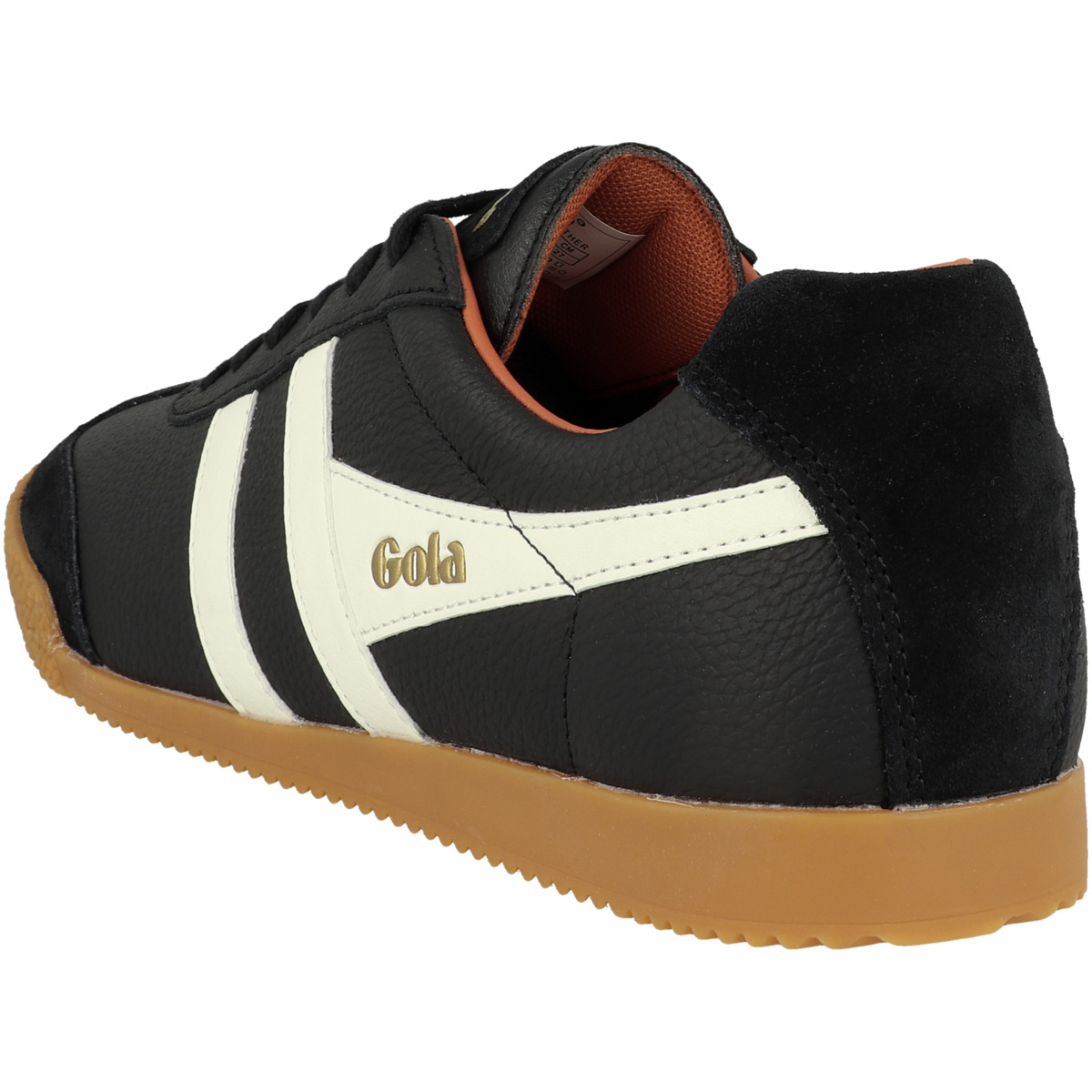 Gola Harrier Leather Sneaker low schwarz