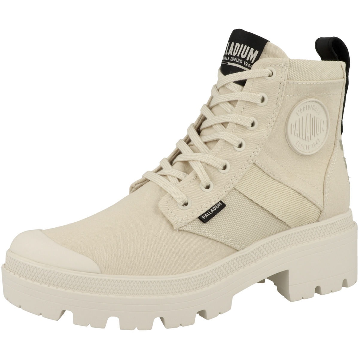 Palladium Pallabase Hi Army Boots creme