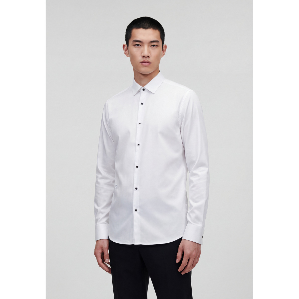 KARL LAGERFELD 605006 Hemd weiss