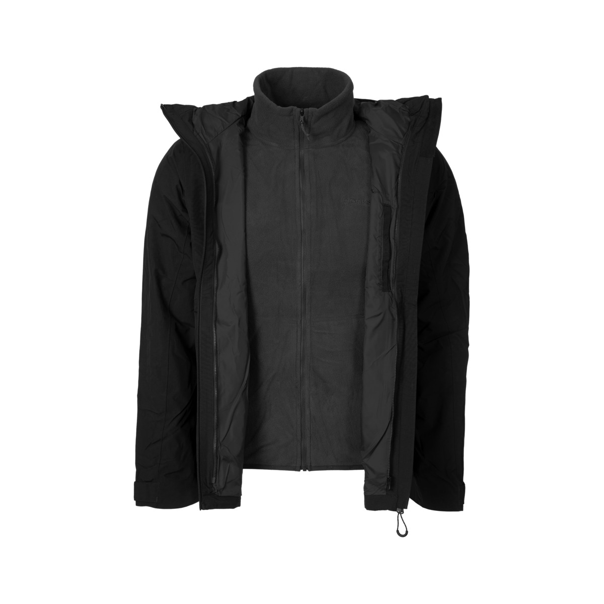 Didriksons Trien USX 3-in-1 Jacke schwarz