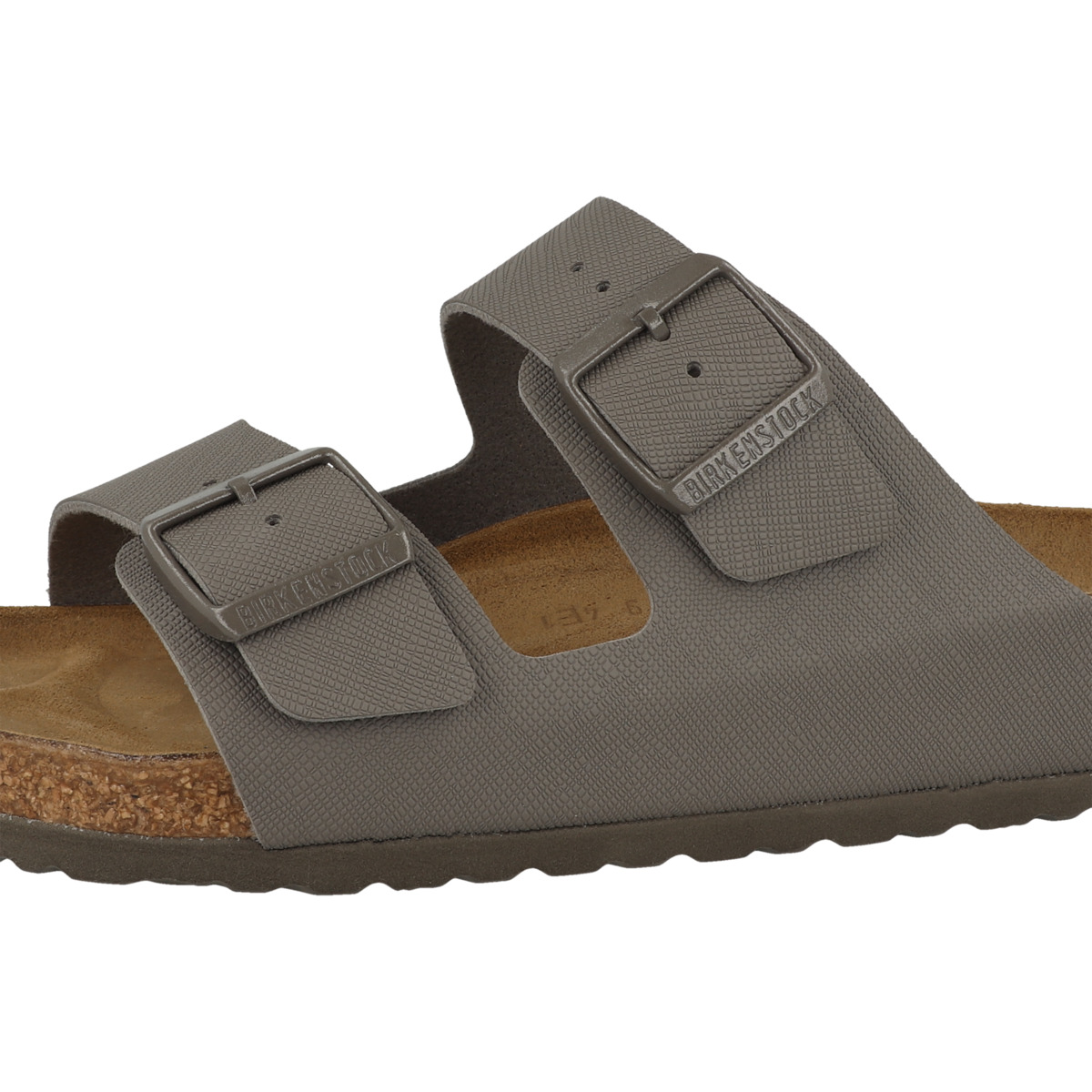 Birkenstock Arizona Birko-Flor Sandale normal grau