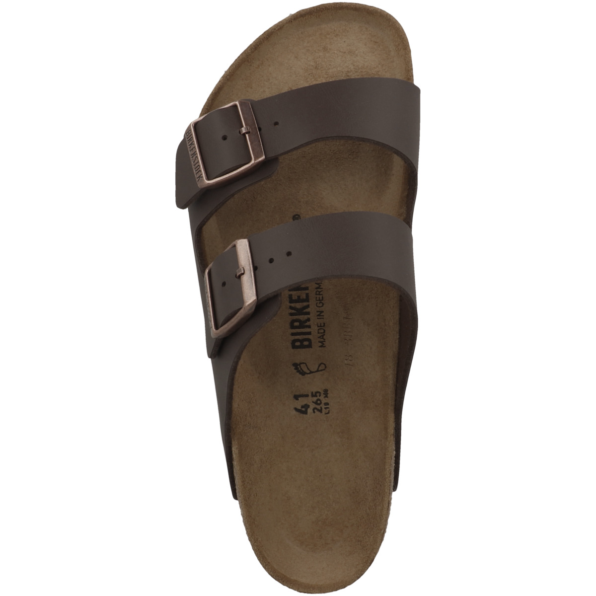 Birkenstock Arizona Birko-Flor Sandale normal braun Birkenstock Arizona Birko-Flor Sandale normal braun