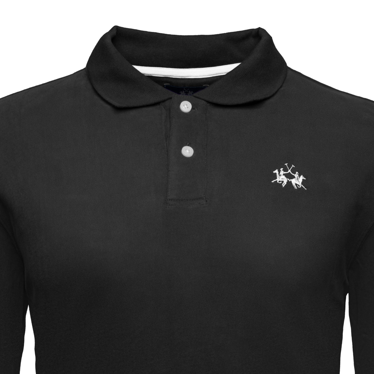 La Martina XMP004 Poloshirt LS schwarz La Martina XMP004 Poloshirt LS schwarz