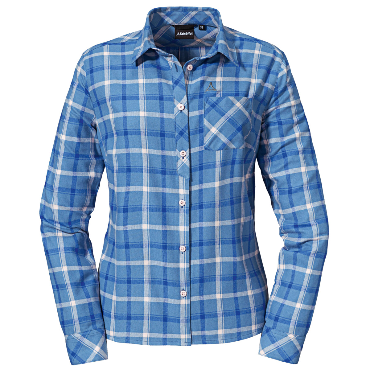 Schöffel Blouse Almkogel L Langarmbluse blau