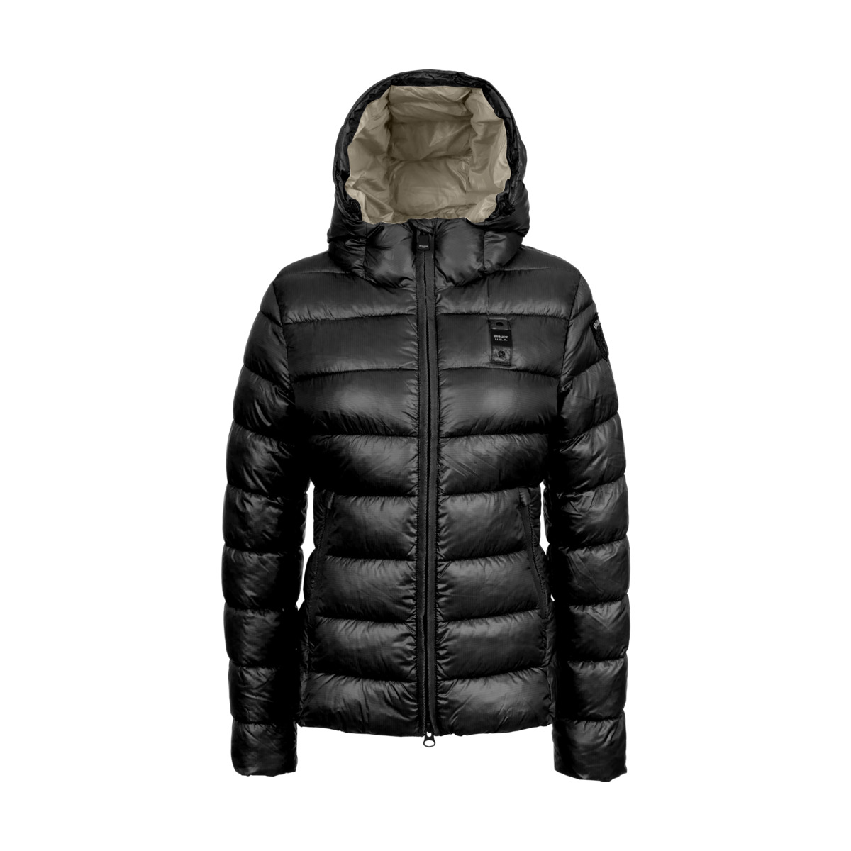 Blauer Caroll Steppjacke schwarz
