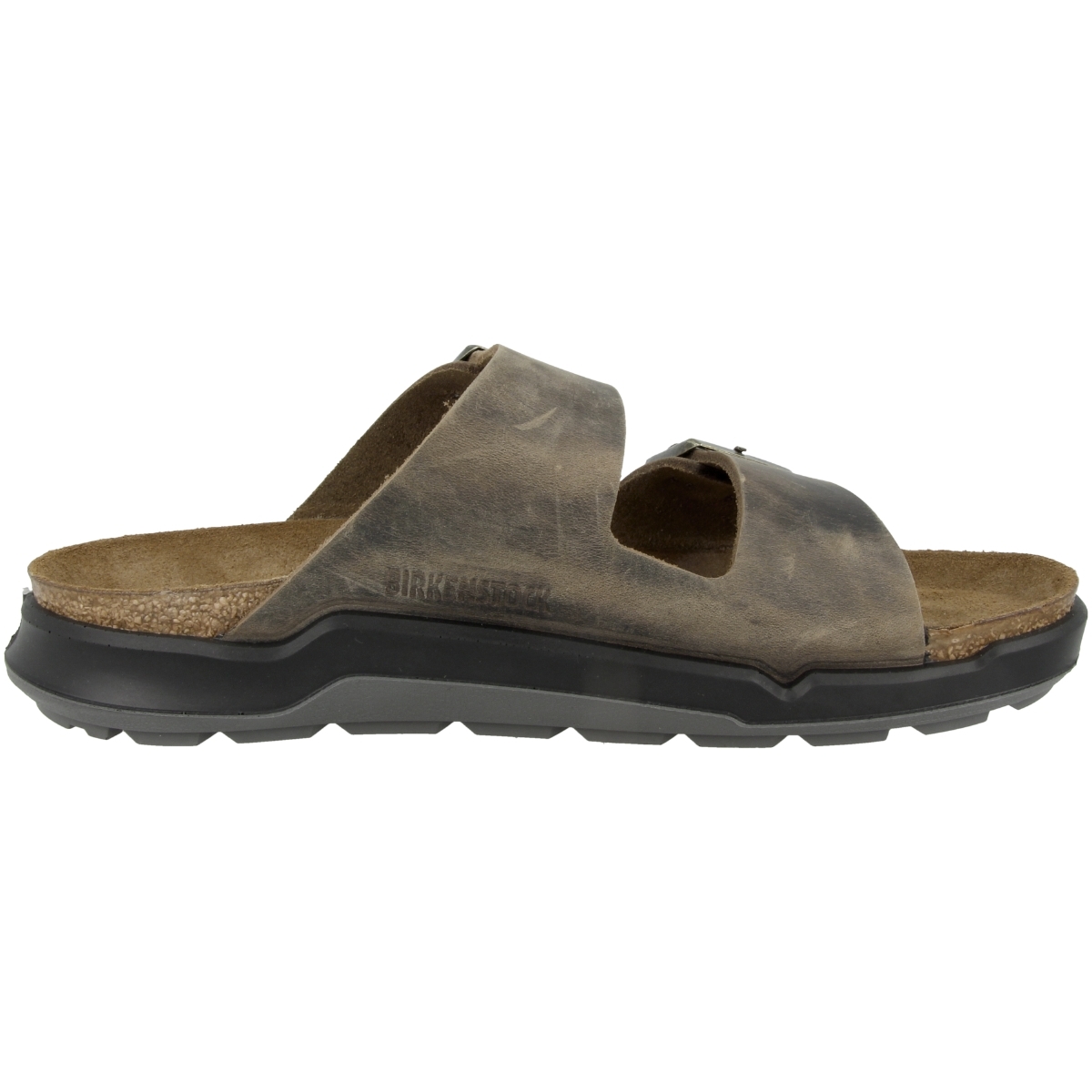 Birkenstock Arizona CT geöltes Nubukleder Sandale normal gruen Birkenstock Arizona CT geöltes Nubukleder Sandale normal gruen
