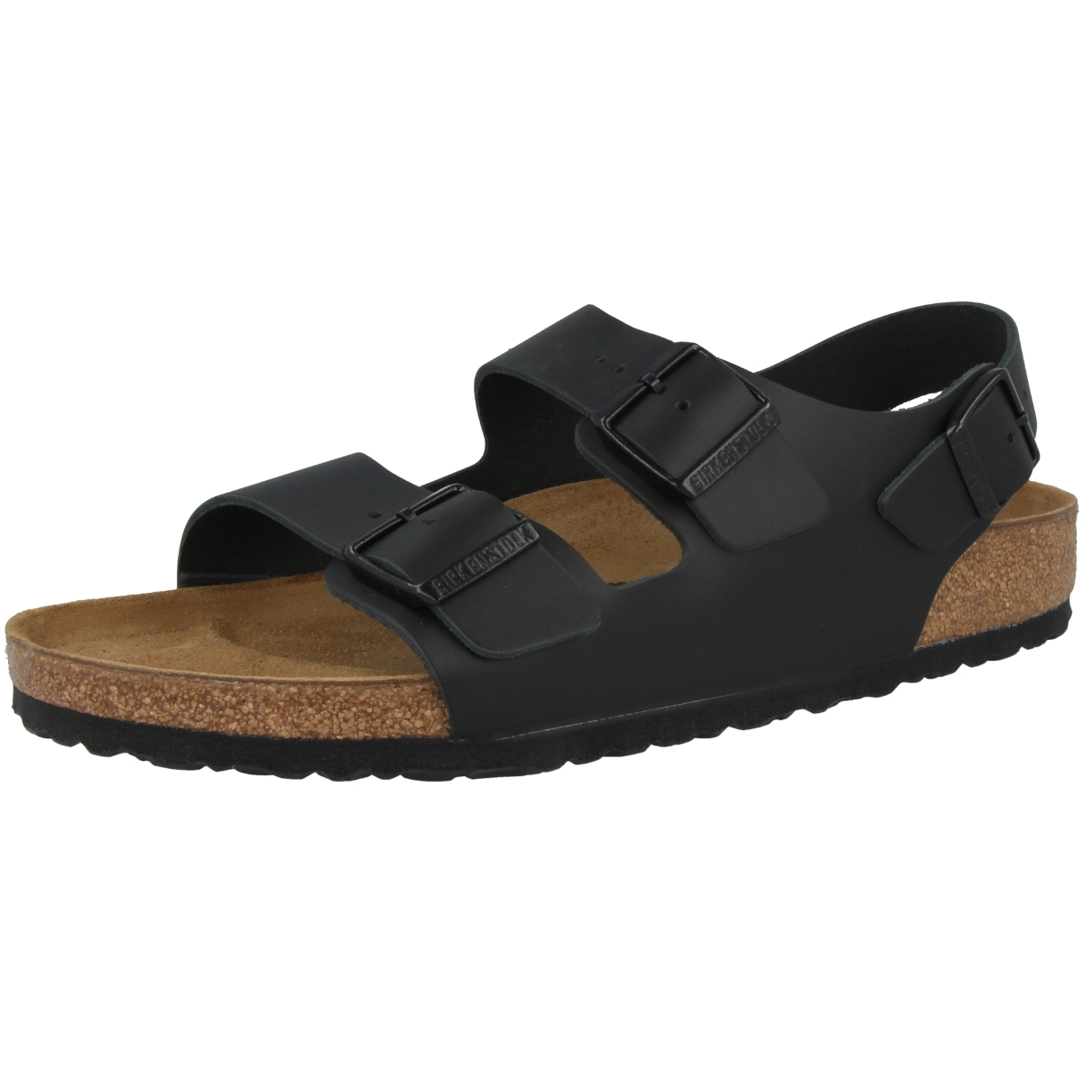Birkenstock Milano Naturleder Sandale normal schwarz