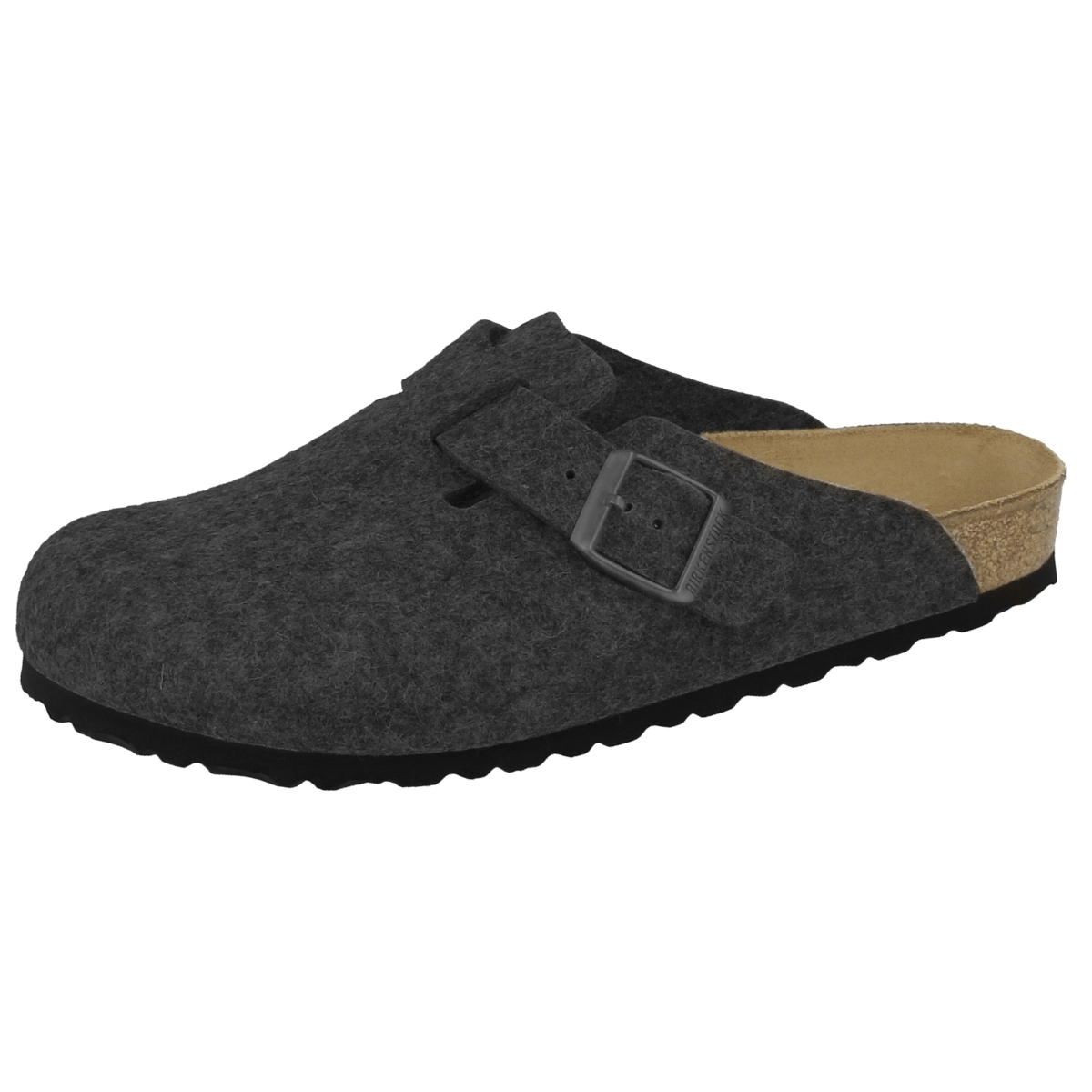 Birkenstock Boston Wollfilz Clogs normal grau
