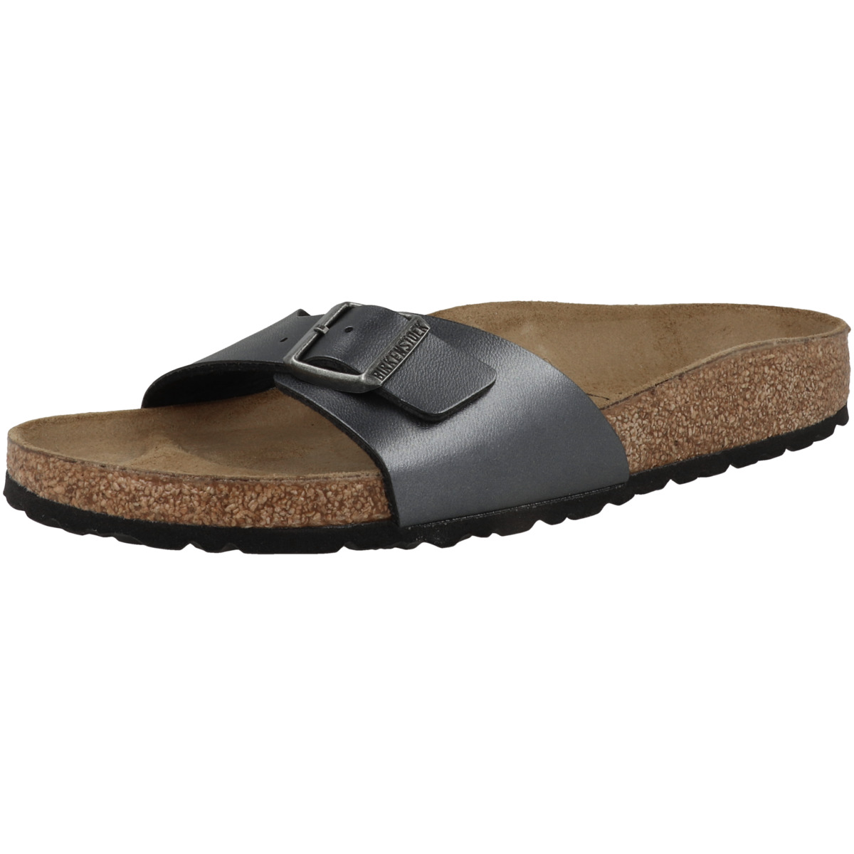 Birkenstock Madrid Birko-Flor Sandale schmal schwarz Birkenstock Madrid Birko-Flor Sandale schmal schwarz