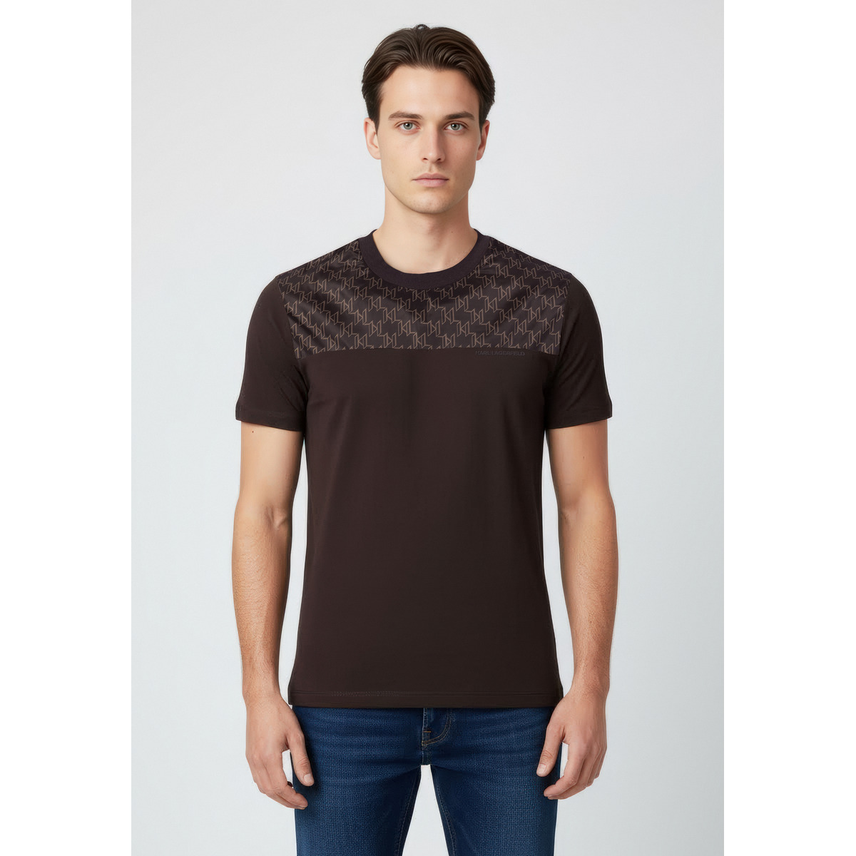 KARL LAGERFELD 755030 T-Shirt dunkelbraun