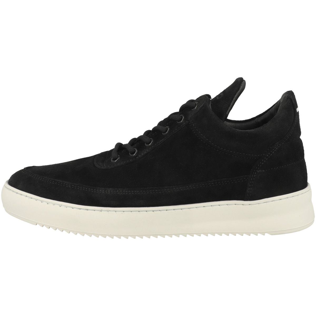 Filling Pieces Low Top Suede Organic Sneaker low schwarz