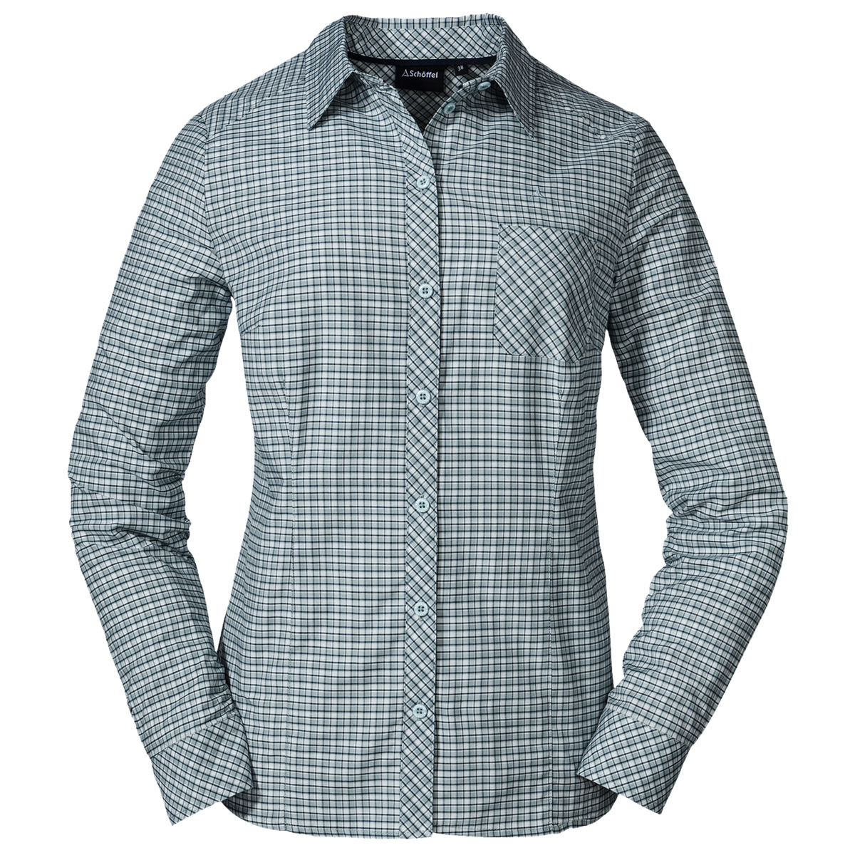 Schöffel Blouse Colfosco L Langarmbluse blau
