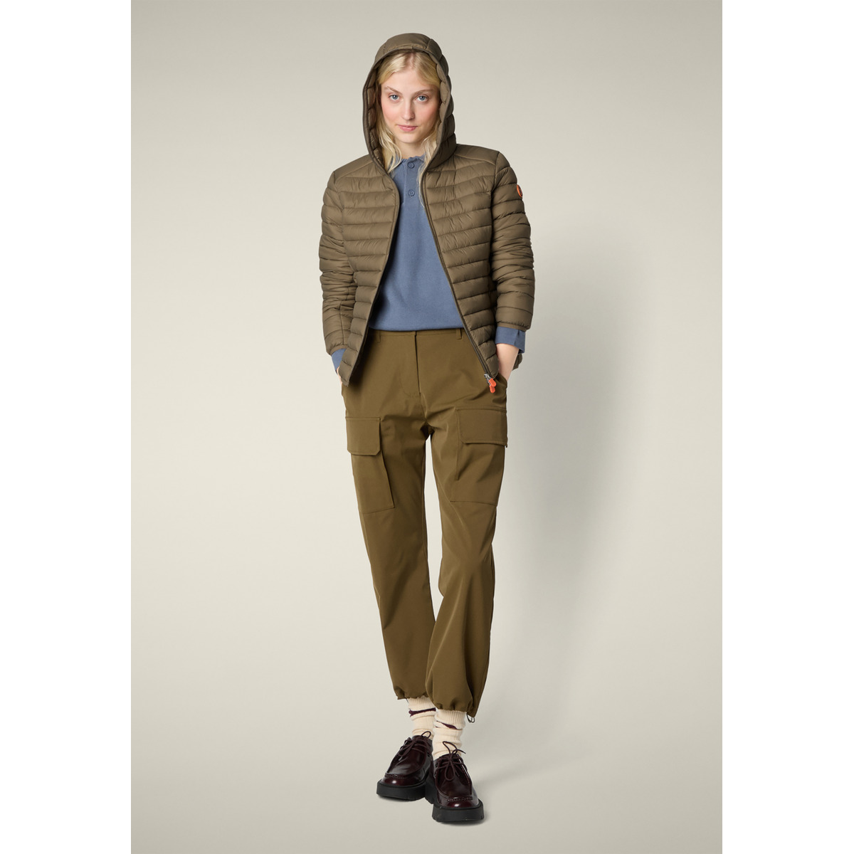 Save the Duck Daisy Steppjacke dunkelgrau