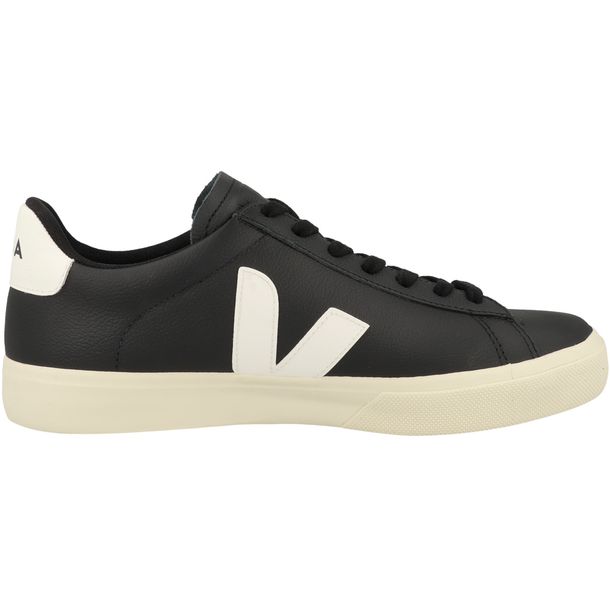 VEJA Campo Chromefree Leather Sneaker low schwarz