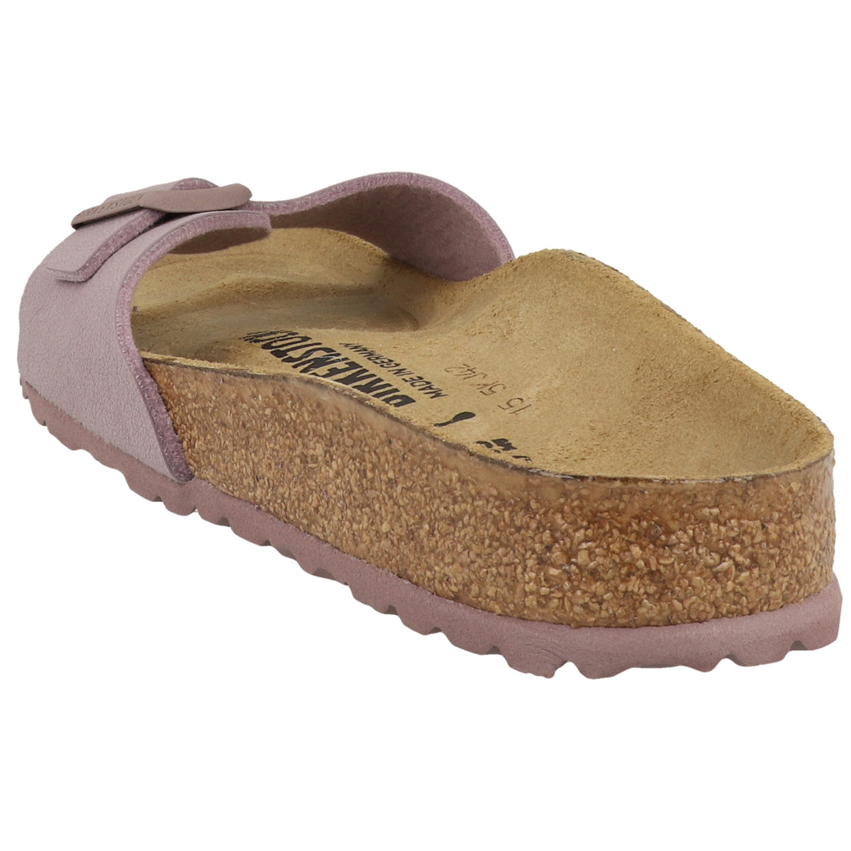 Birkenstock Madrid Birko-Flor Nubuk Sandale schmal lila