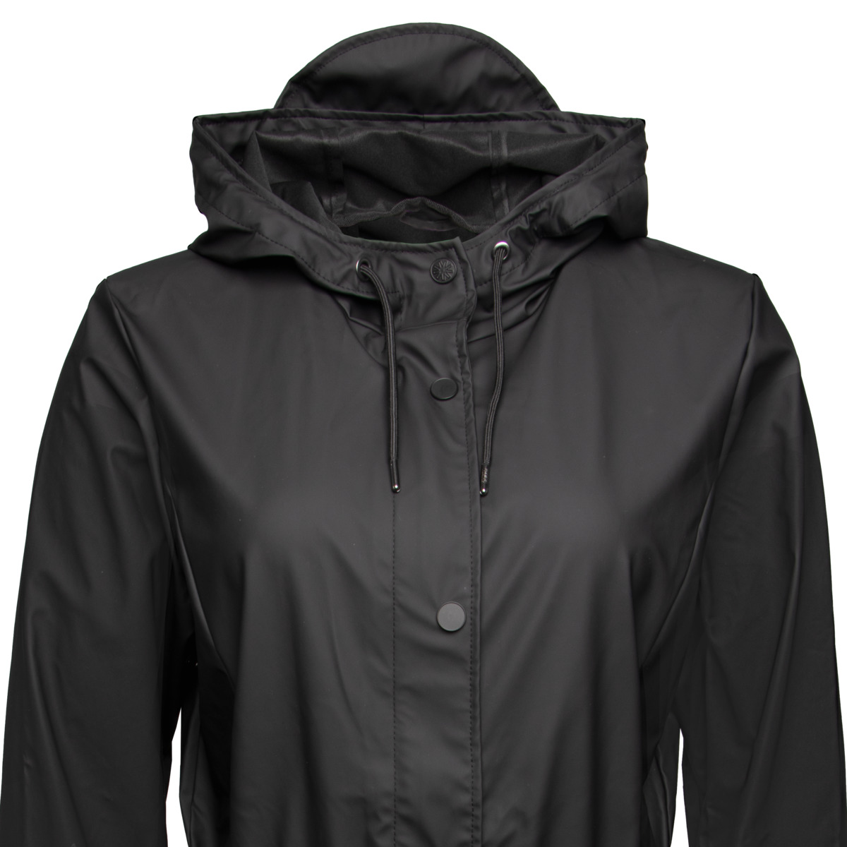 Rains Curve W Jacket W3 Regenmantel schwarz