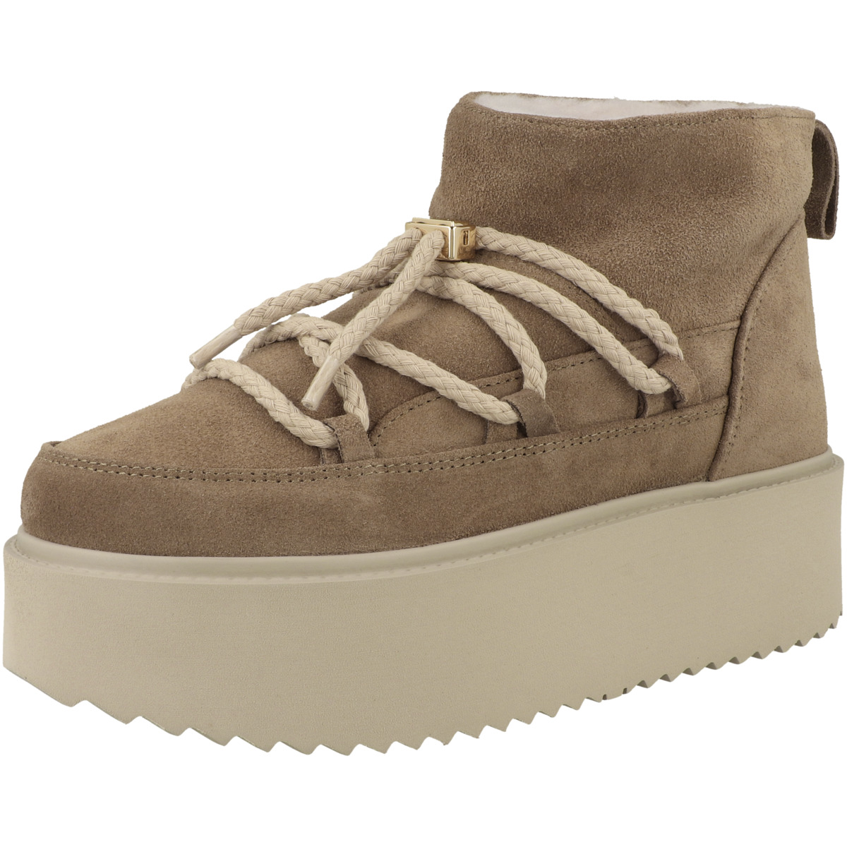 Inuikii Classic Low Platform Boots beige