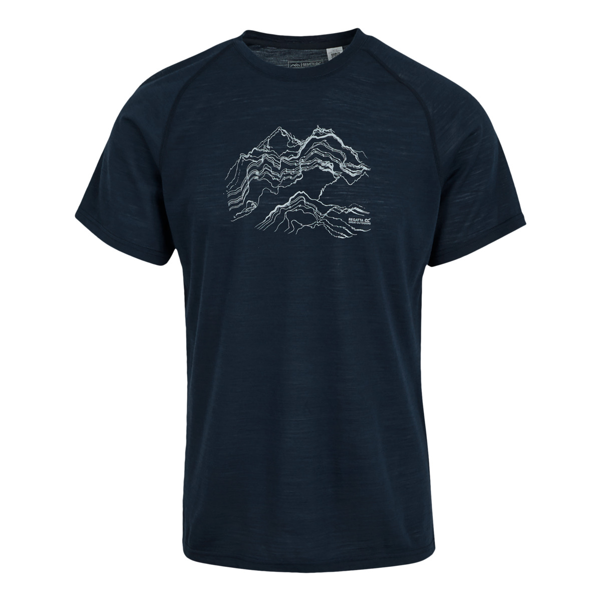 Regatta Escade Funktions-T-Shirt dunkelblau