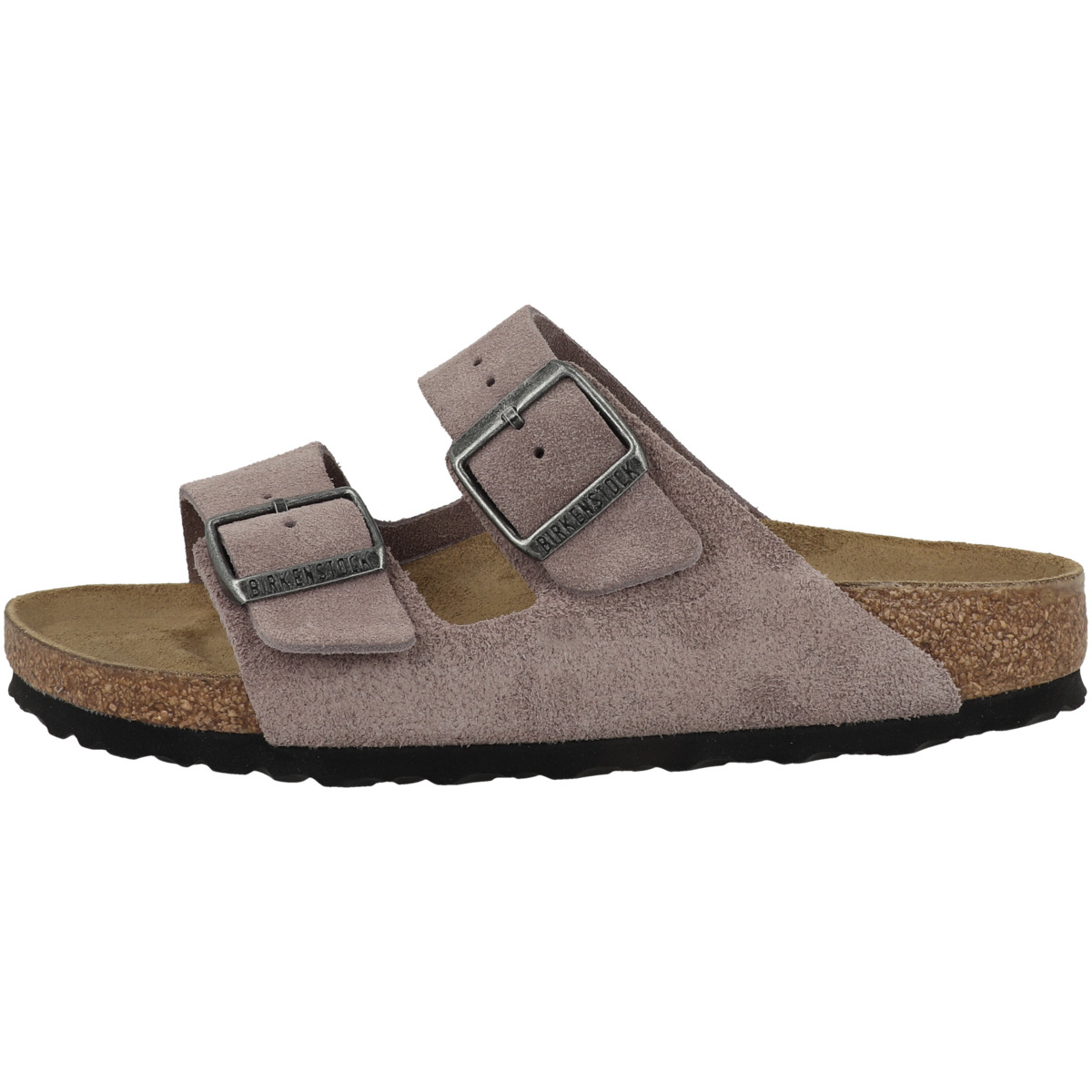 Birkenstock Arizona Veloursleder Sandale schmal lila