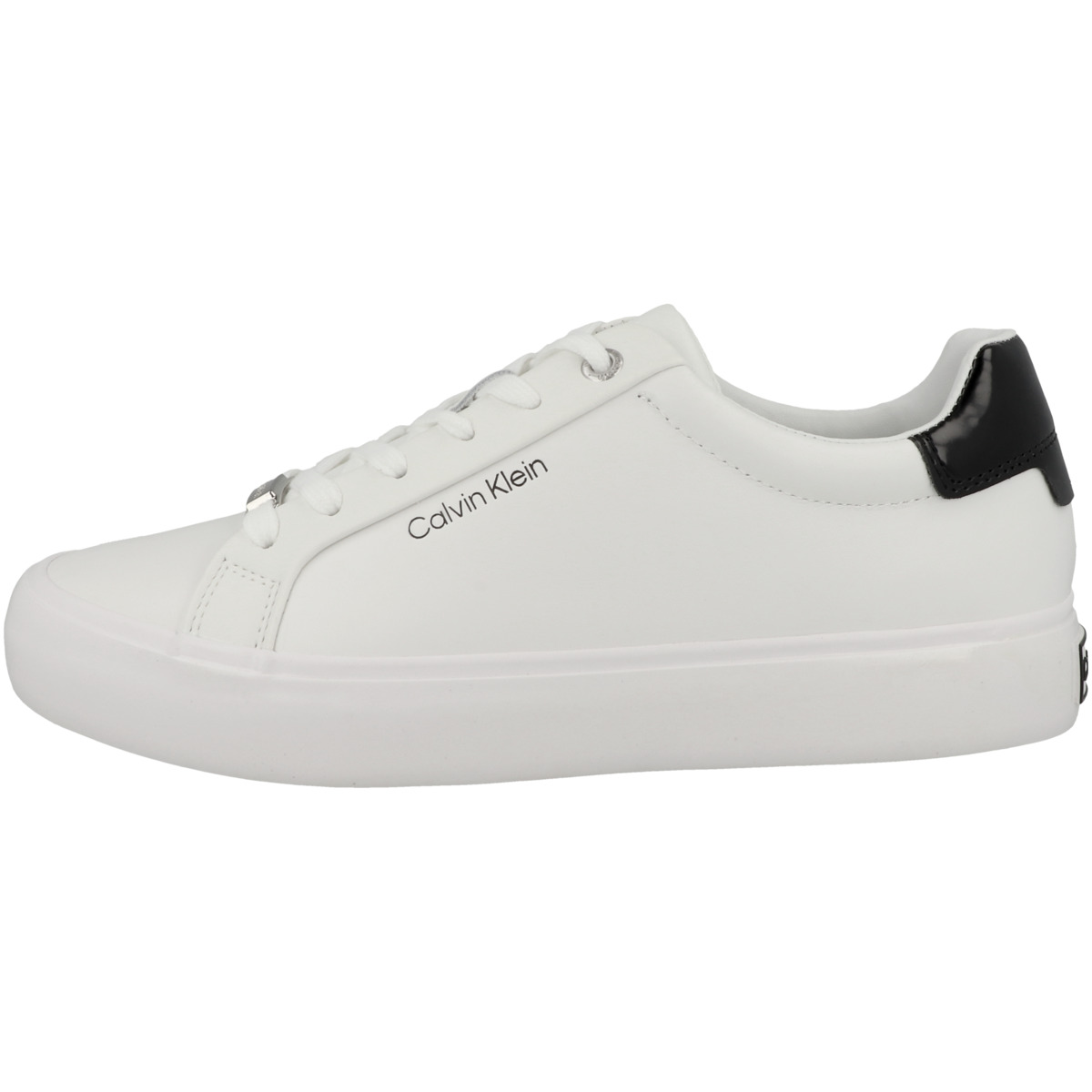 Calvin Klein Vulcanized Lace Up Sneaker weiss Calvin Klein Vulcanized Lace Up Sneaker weiss