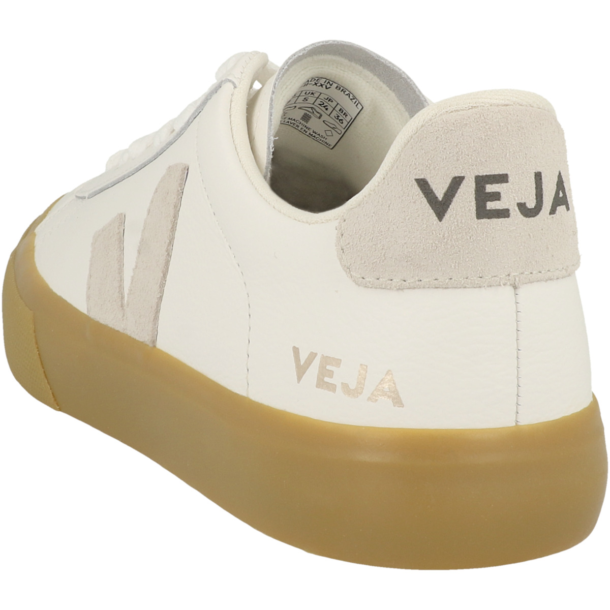 VEJA Campo Chromefree Leather Sneaker low weiss