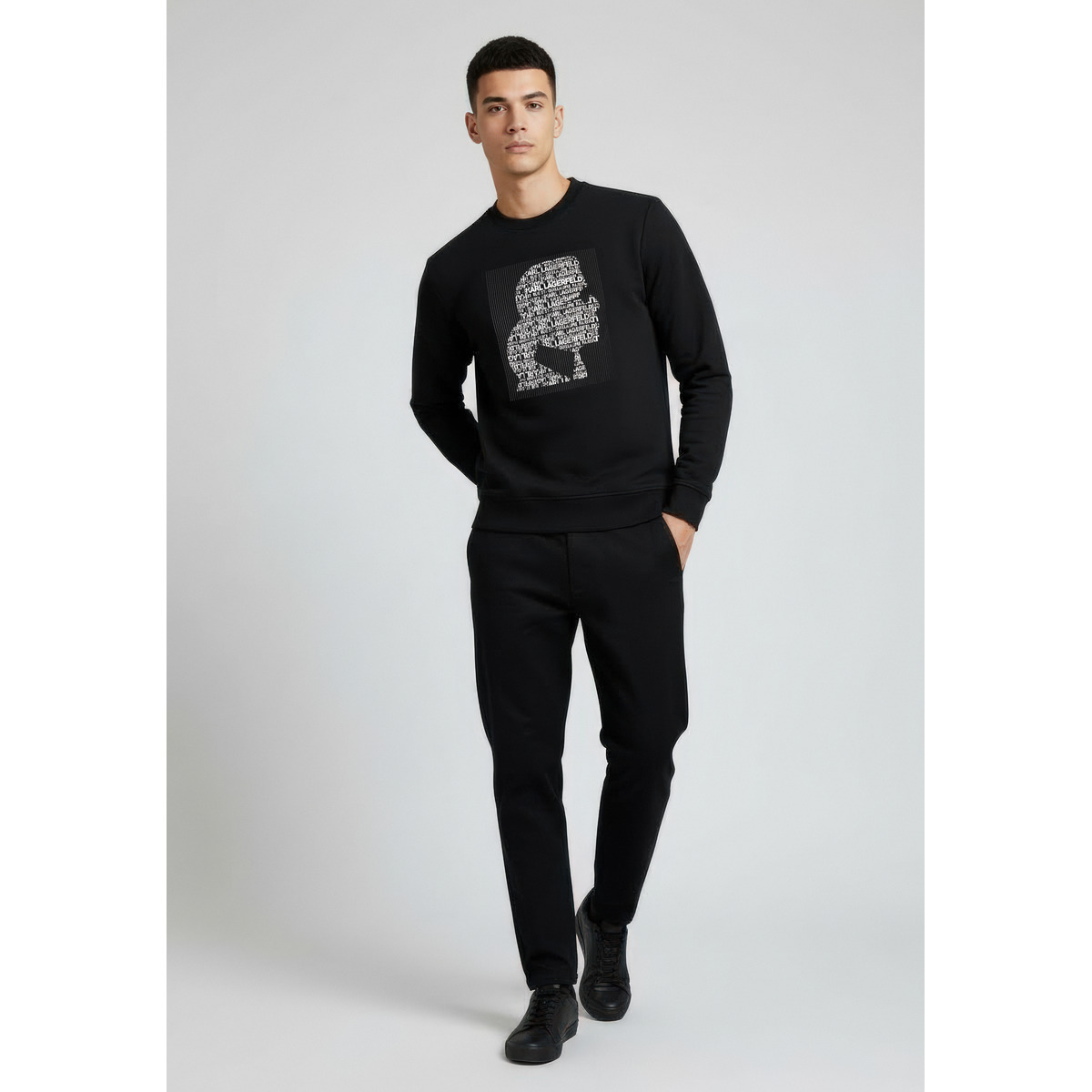 KARL LAGERFELD 705074 Pullover schwarz