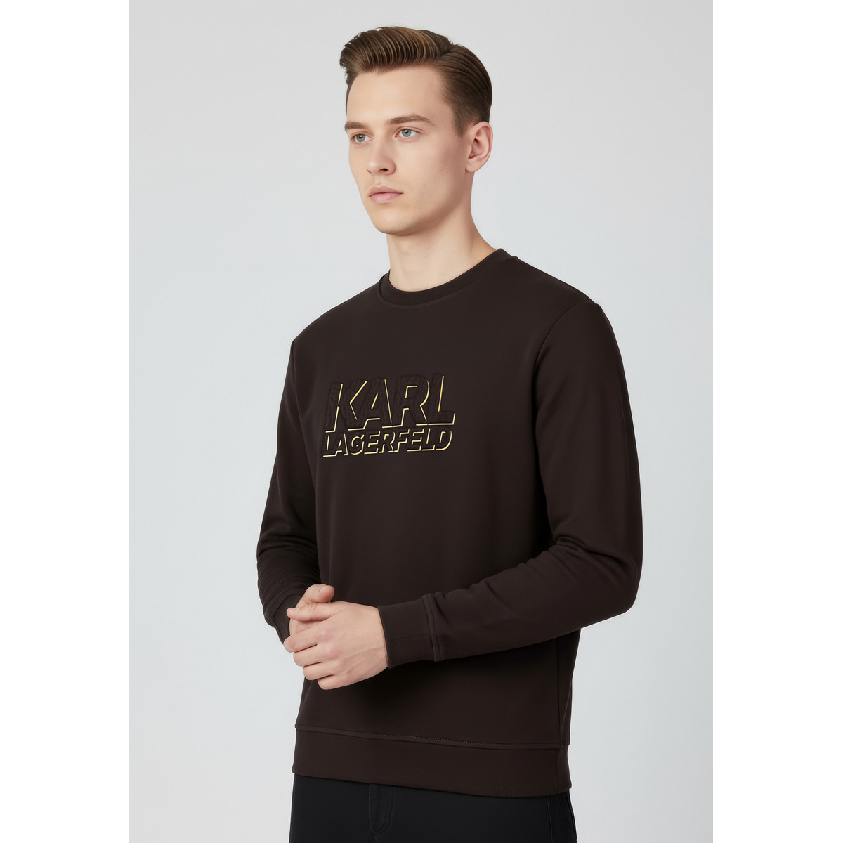 KARL LAGERFELD 705060 Sweatshirt dunkelbraun