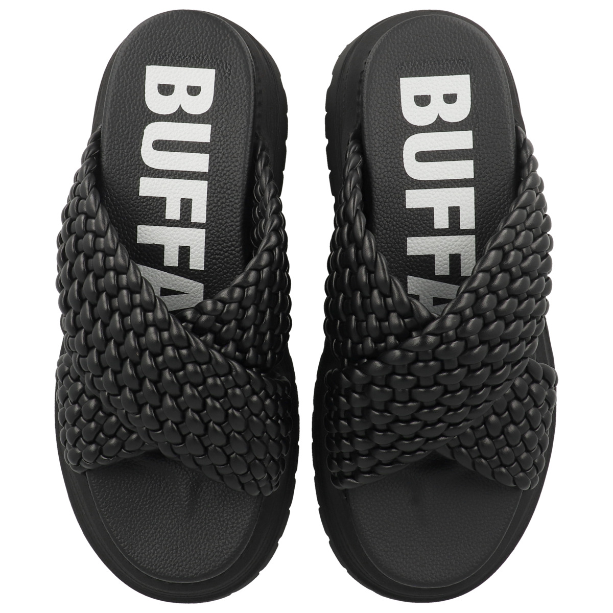 Buffalo Lennox Cross Pantolette schwarz