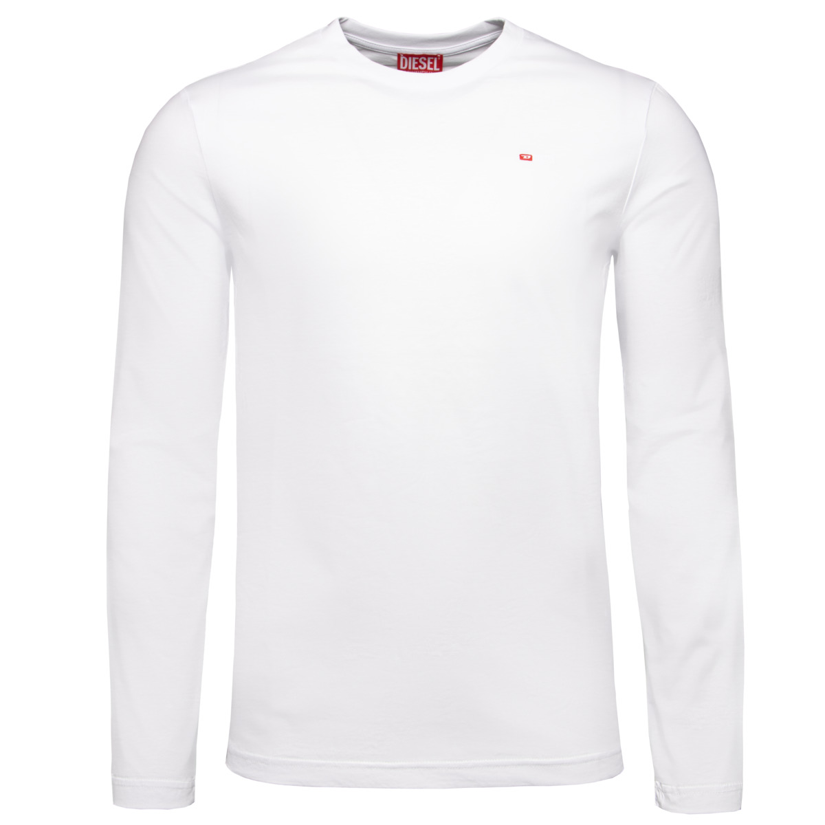 Diesel T-Diegor-Ls-Microdiv Langarmshirt weiss