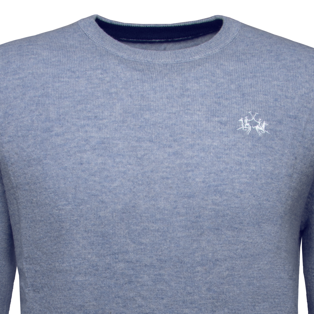 La Martina XMS012 Pullover blau La Martina XMS012 Pullover blau