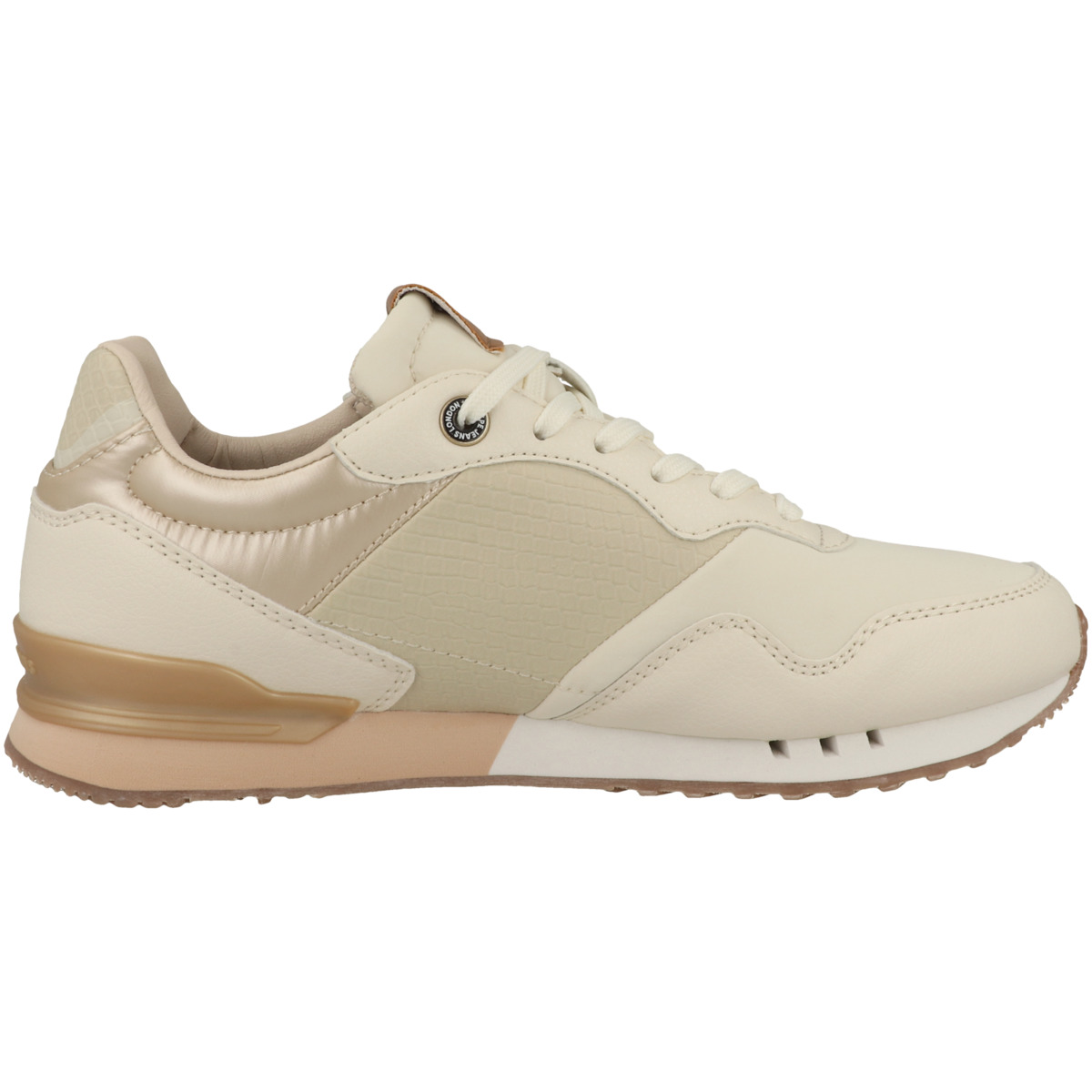 Pepe Jeans London Snake Sneaker low beige