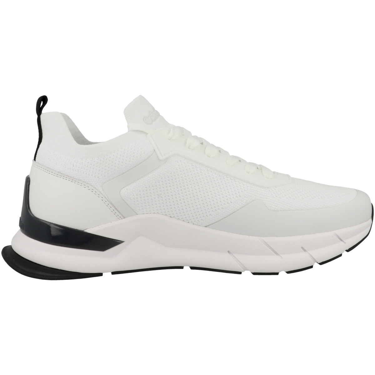 Calvin Klein Low Top Lace Up Mix Sneaker weiss Calvin Klein Low Top Lace Up Mix Sneaker weiss
